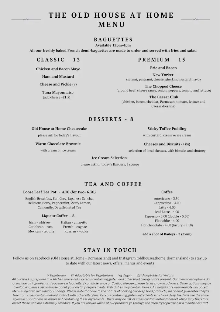 Menu_Old House at Home_Blindley Heath_image_2