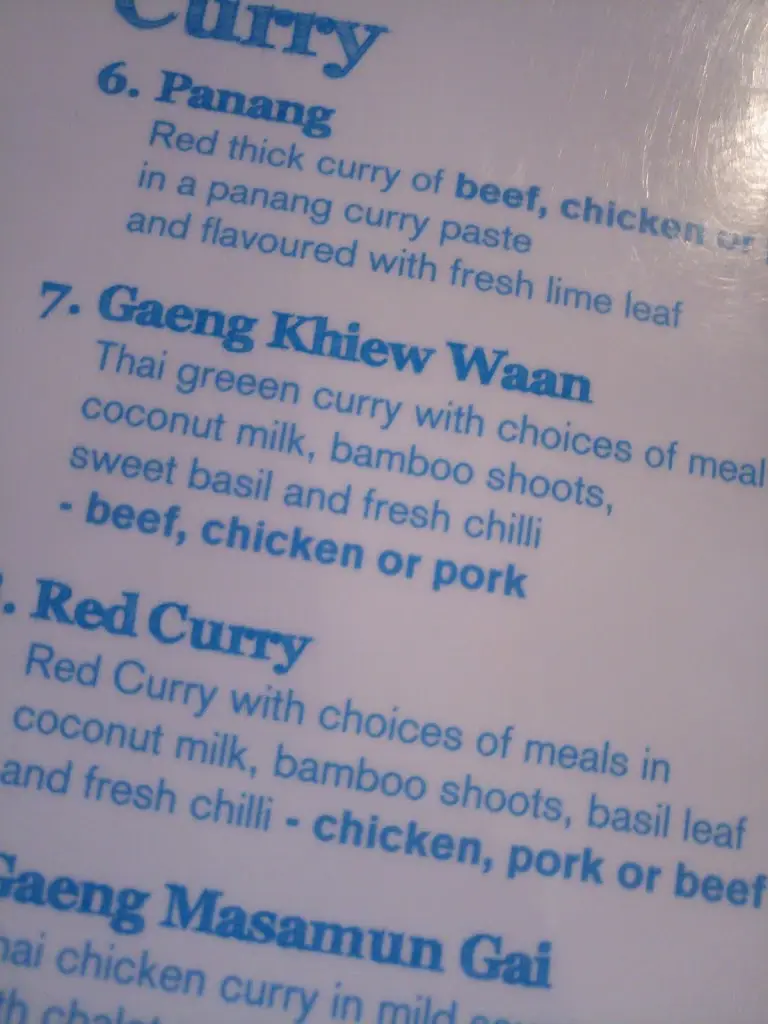 Menu_Tammy's Thai Restaurant_Blindley Heath_image_3