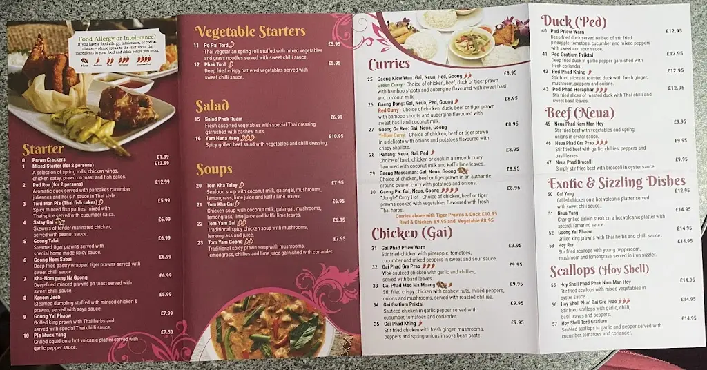 Menu_Thai Lounge_Blindley Heath_image_2