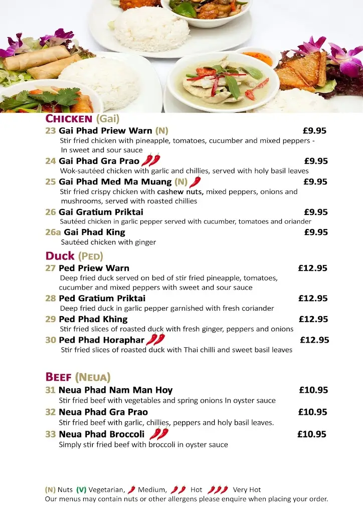 Menu_Thai Lounge_Blindley Heath_image_3