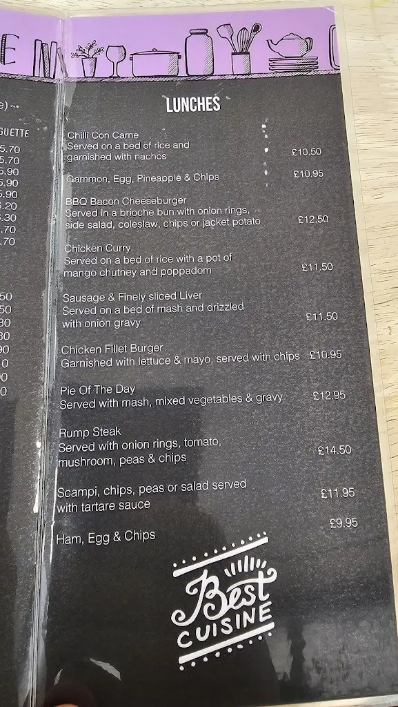 Menu_The Lounge_Bluntisham_image_3