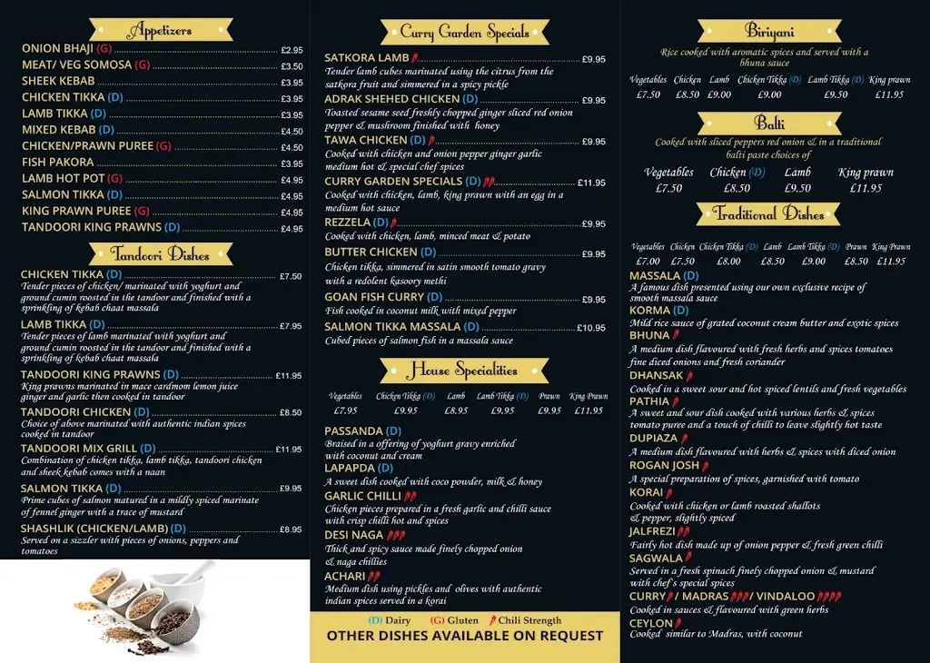 Menu_Curry Garden Bluntisham_Bluntisham_image_1