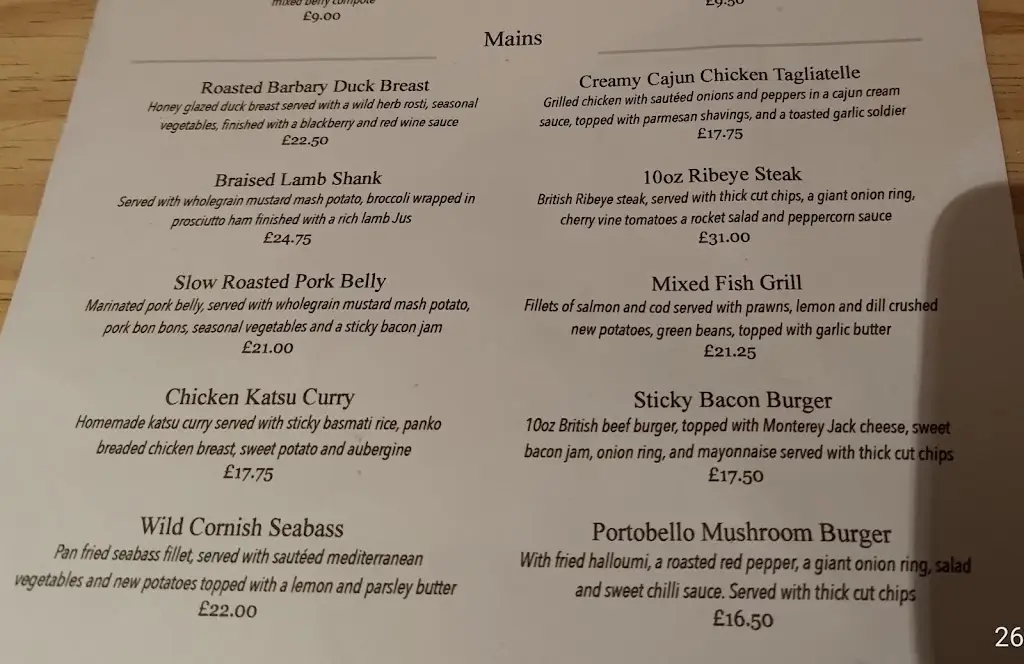 Menu_The Windmill_Bluntisham_image_3