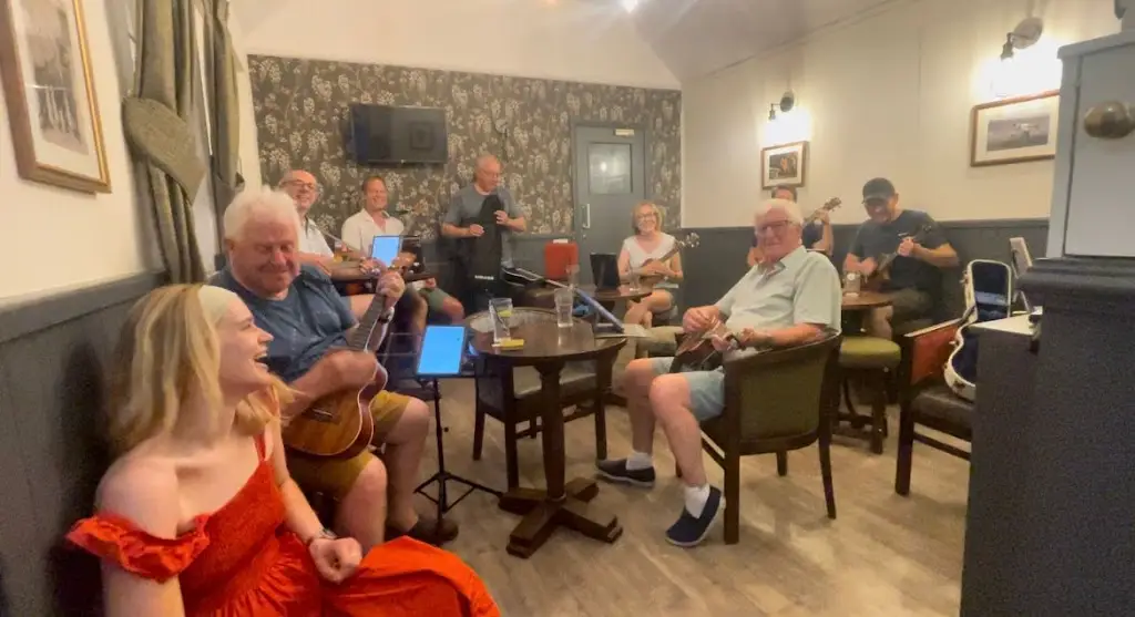 The White Swan restaurante en Bluntisham