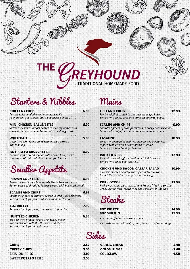 Menu_The Greyhound - Rock Pub_Blandford Forum_image_3