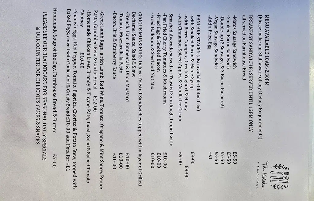 Menu_The Kitchen at Blandford_Blandford Forum_immagine_3