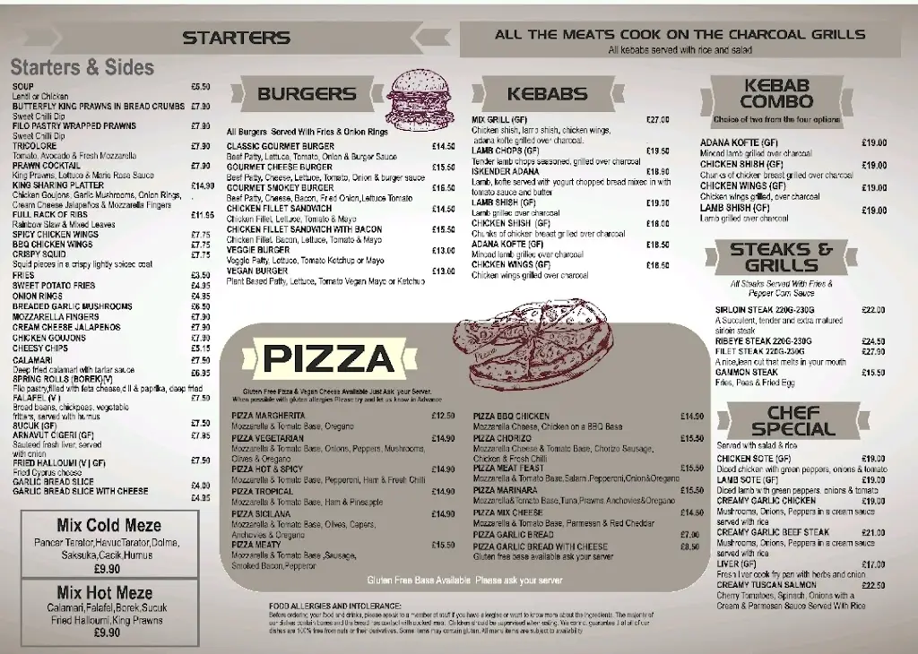 Menu_Three Kings Restaurant_Blandford Forum_image_1