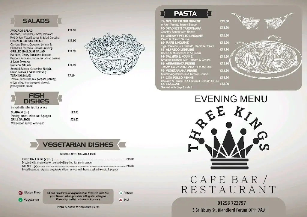Menu_Three Kings Restaurant_Blandford Forum_image_3