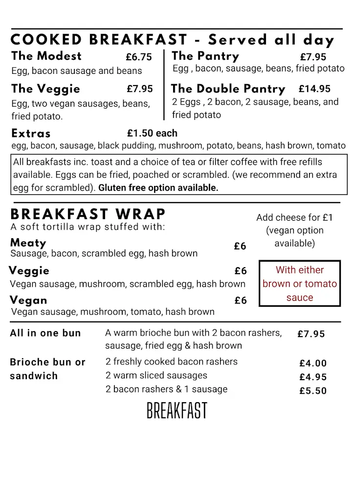 Menu_The Pantry at The Grainstore_Blandford Forum_image_1