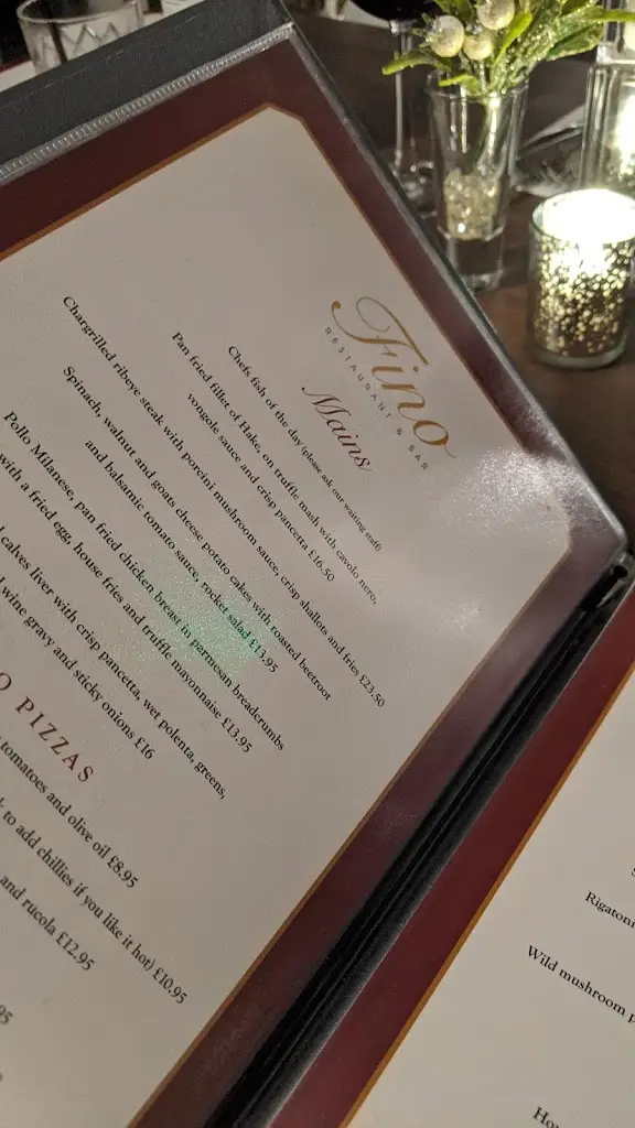 Menu_Fino - Restaurant and Bar_Bognor Regis_image_2