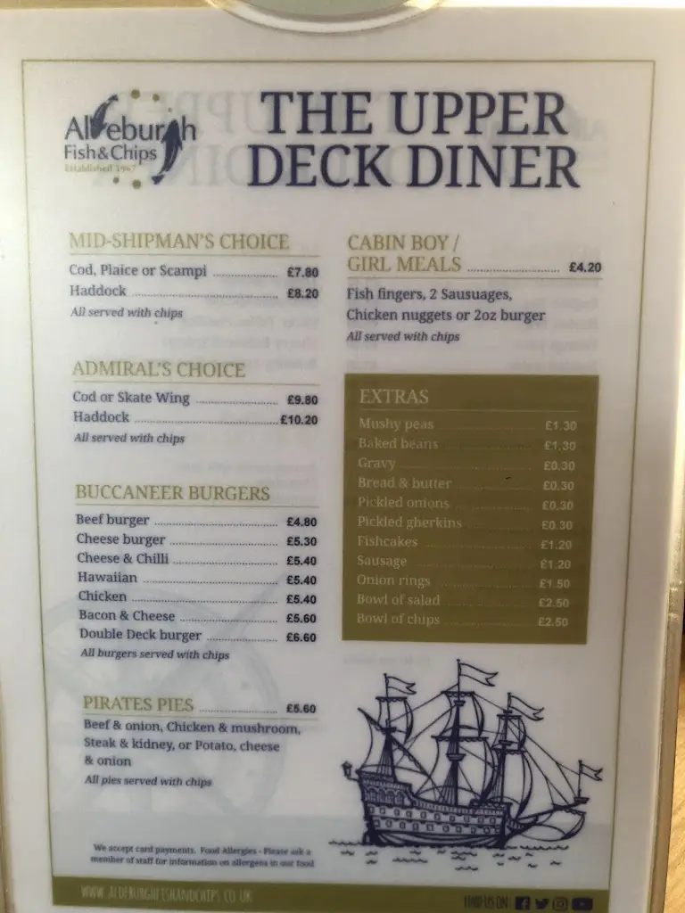 Menu_The Upper Deck Diner_Aldeburgh_image_2
