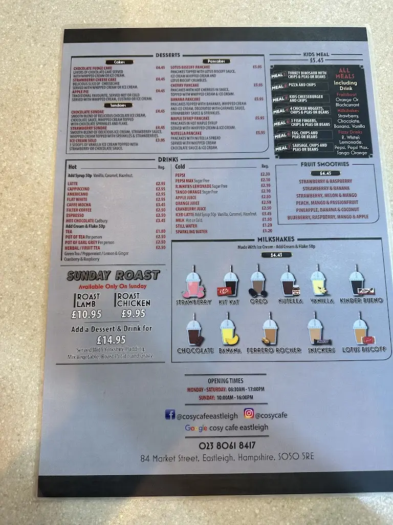 Menu_Cosy Cafe_Bishopstoke_image_1