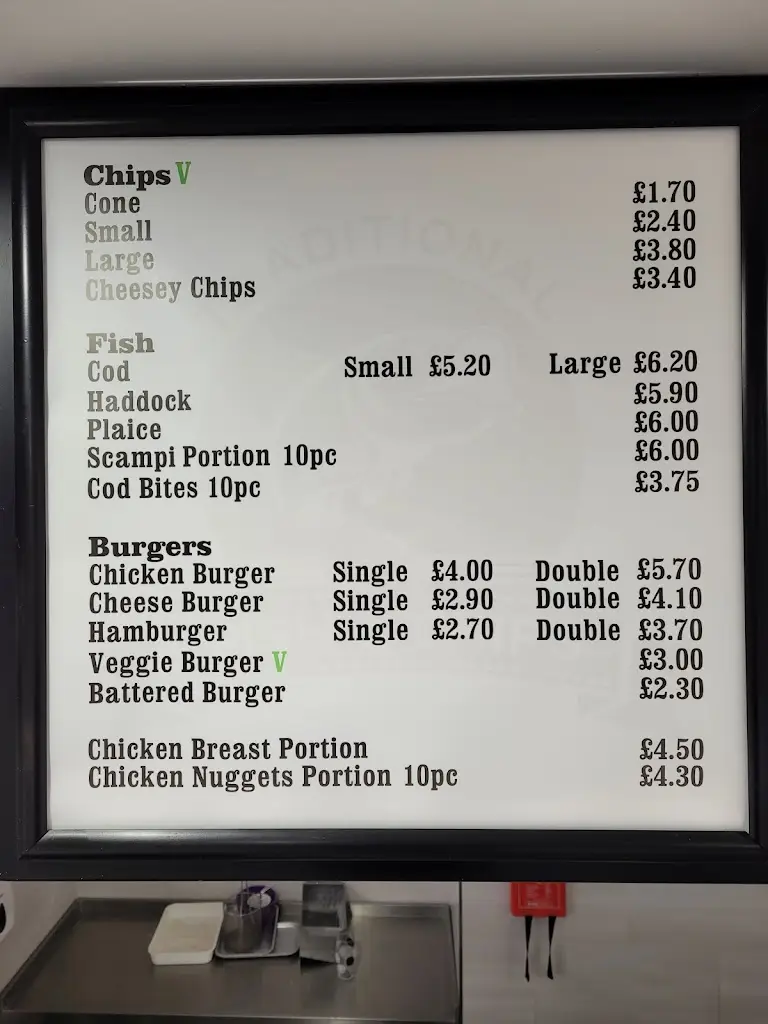 Menu_Vic’s Fish Bar_Bishopstoke_image_2