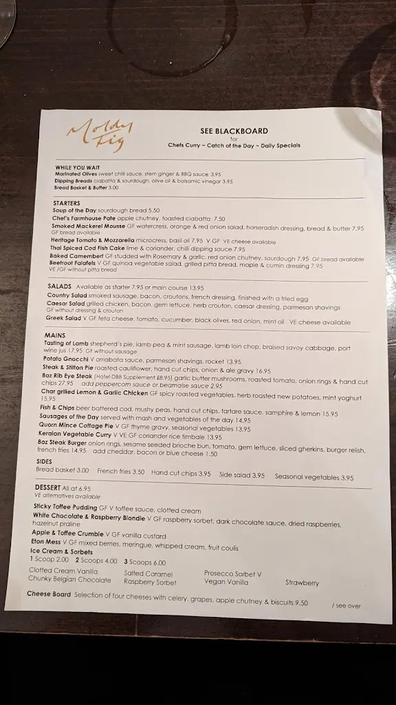 Menu_Moldy Fig at the Concorde_Bishopstoke_image_2