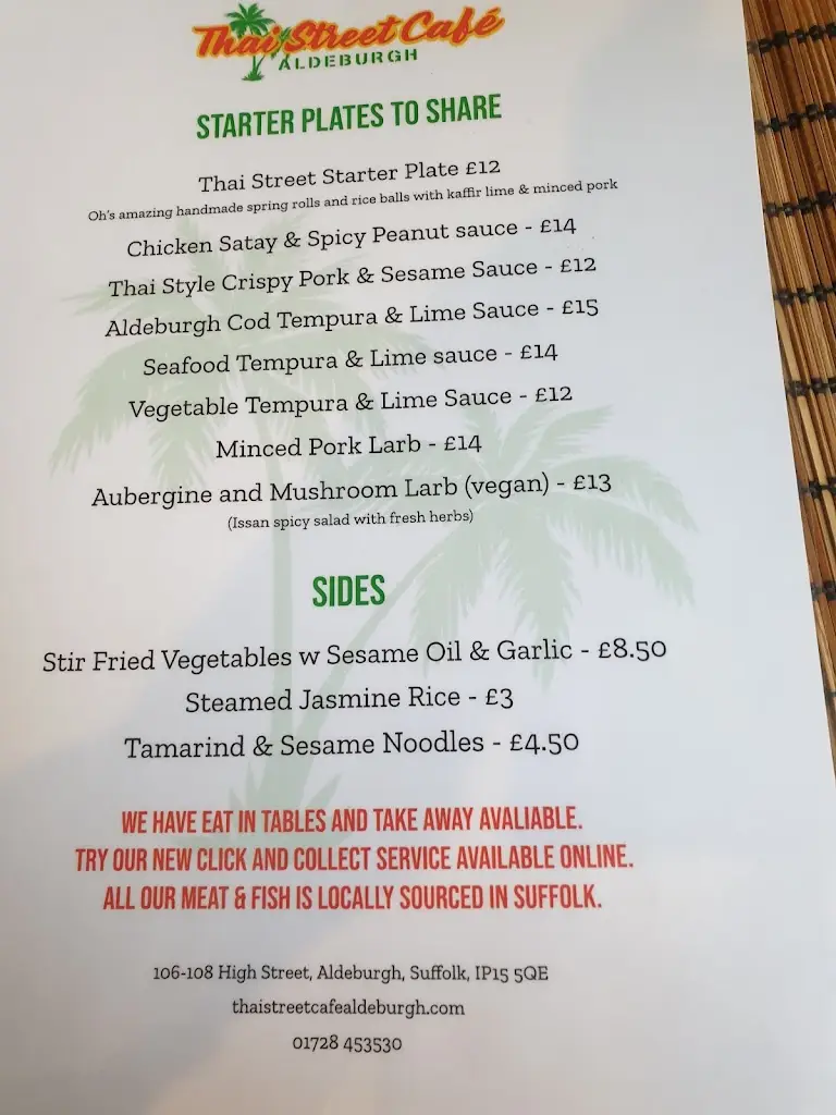 Menu_Thai Street Cafe Aldeburgh_Aldeburgh_image_4