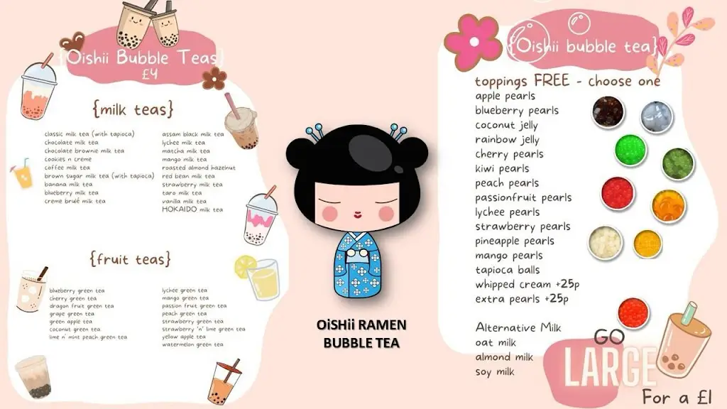 Menu_Oishii Ramen & Bubble Tea_Bishopstoke_image_2
