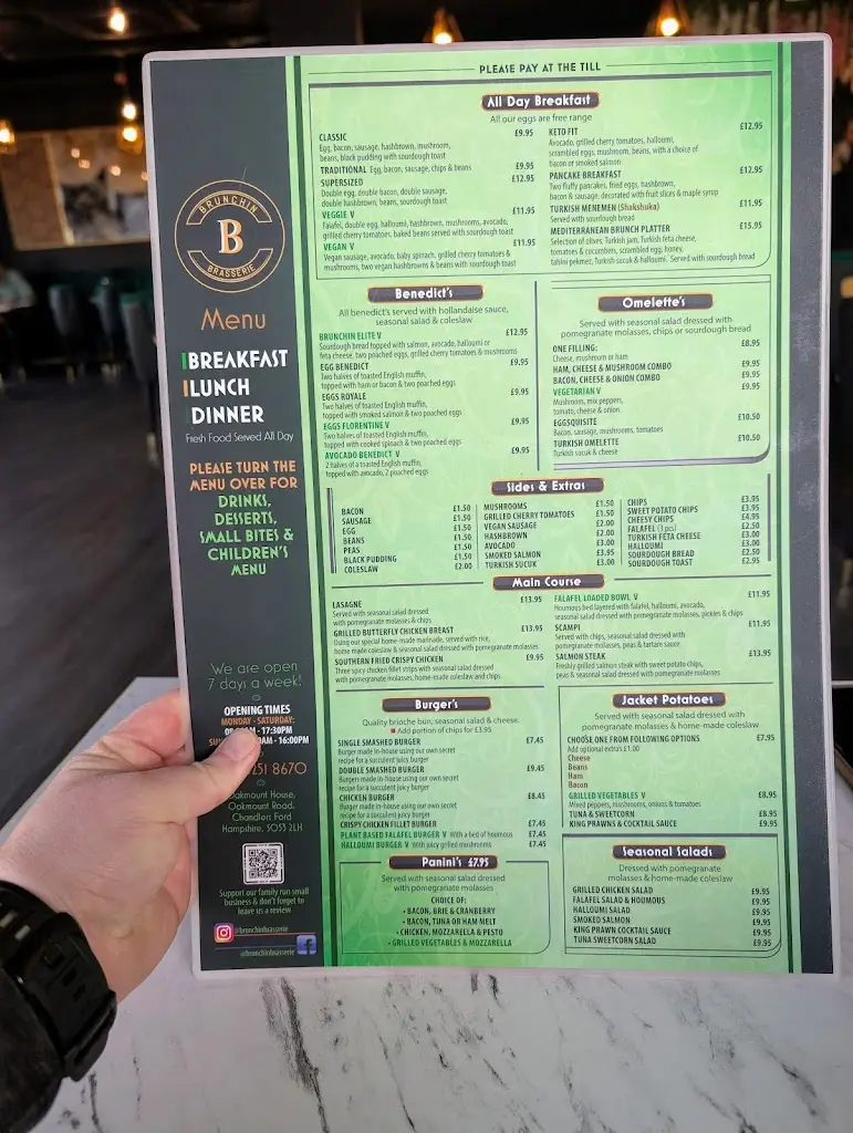 Menu_Brunchin Brasserie_Bishopstoke_image_4