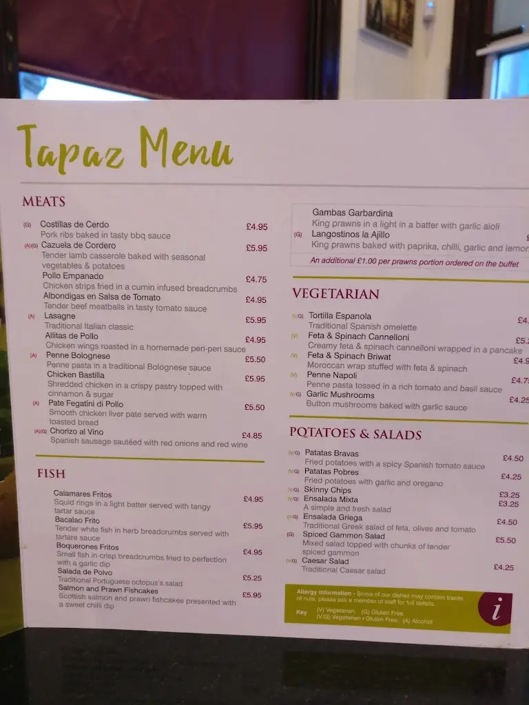 Menu_Tapaz Restaurant & Bar_Bolton_image_4