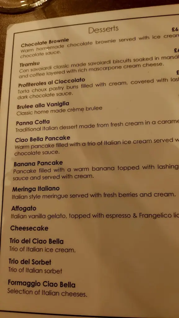 Menu_Ciao Bella_Blidworth_image_2