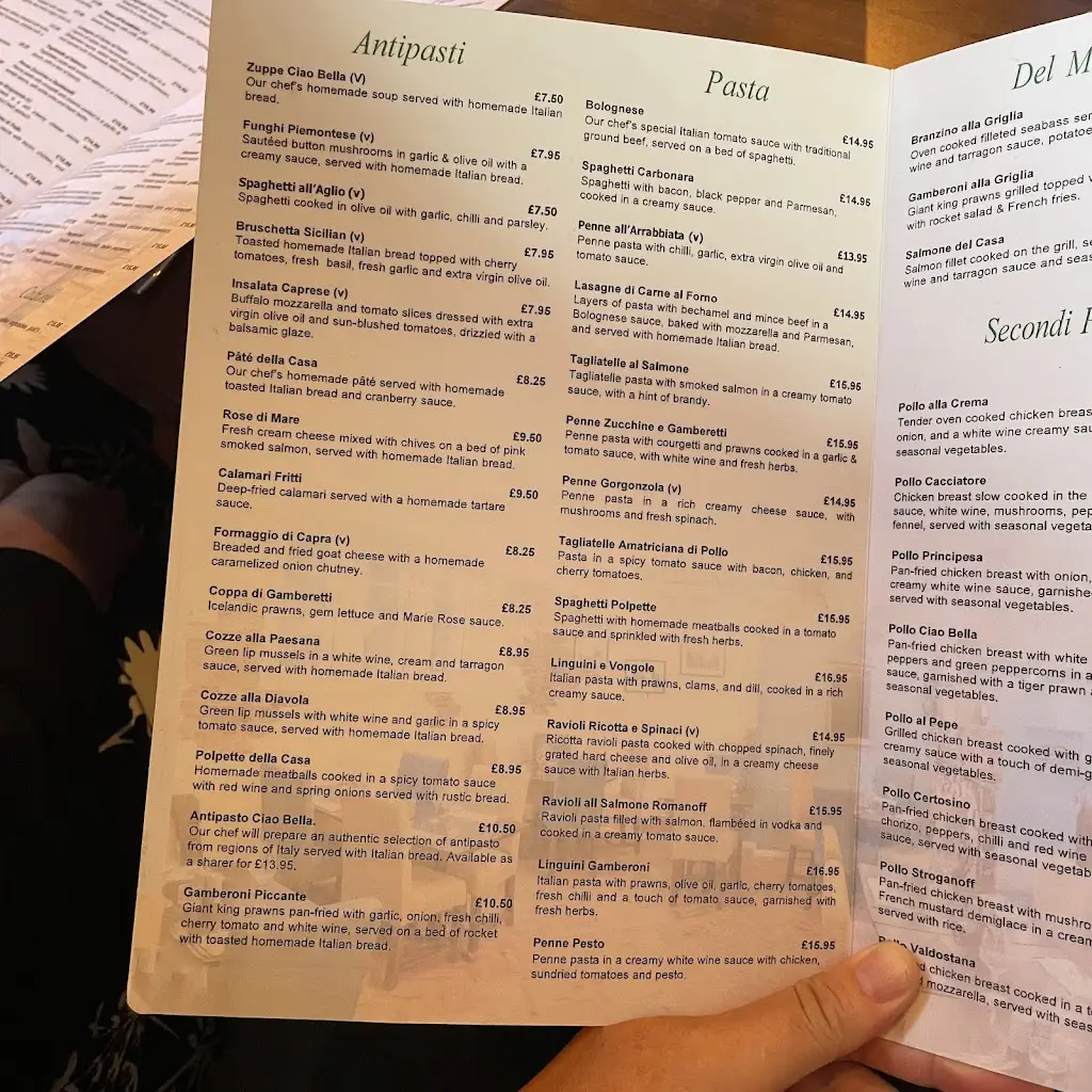 Menu_Ciao Bella_Blidworth_image_3