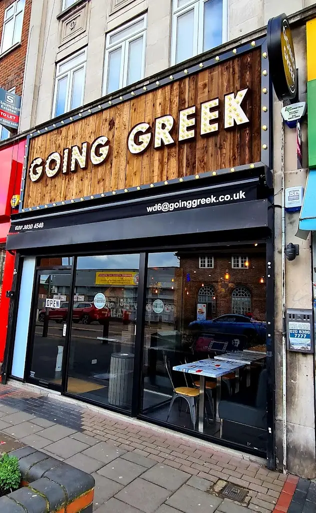 Going Greek restaurant in Borehamwood