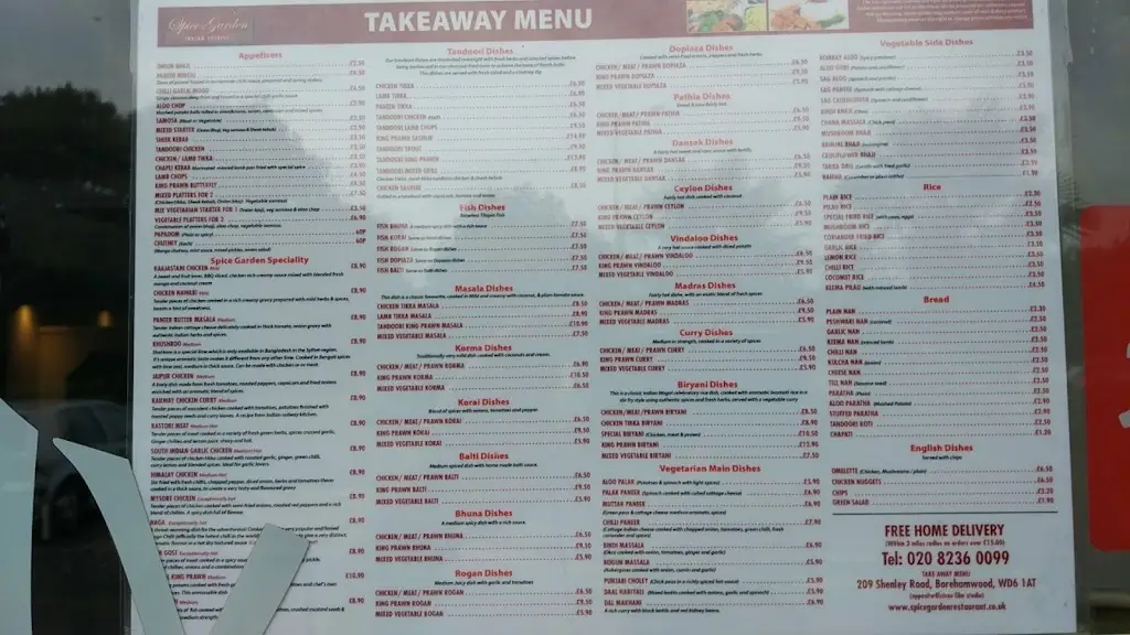 Menu_Spice Garden_Borehamwood_image_3
