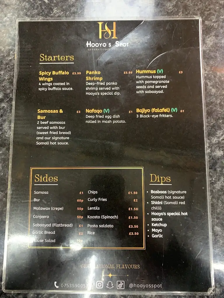 Menu_Hooyo's Spot_Borough of Bolton_image_4