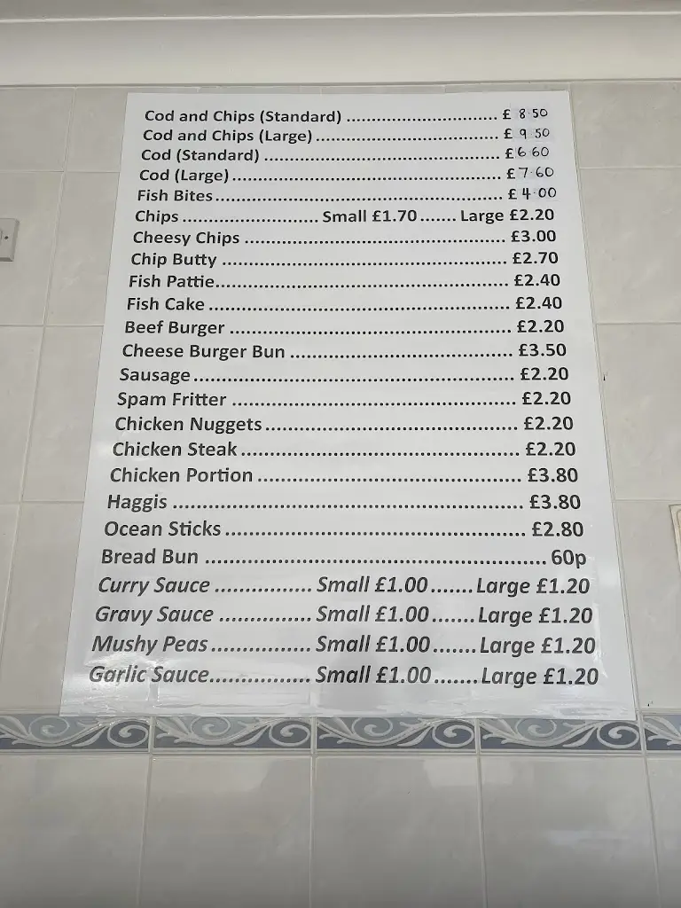 Menu_Fish N Chip Shop_Boosbeck_image_1