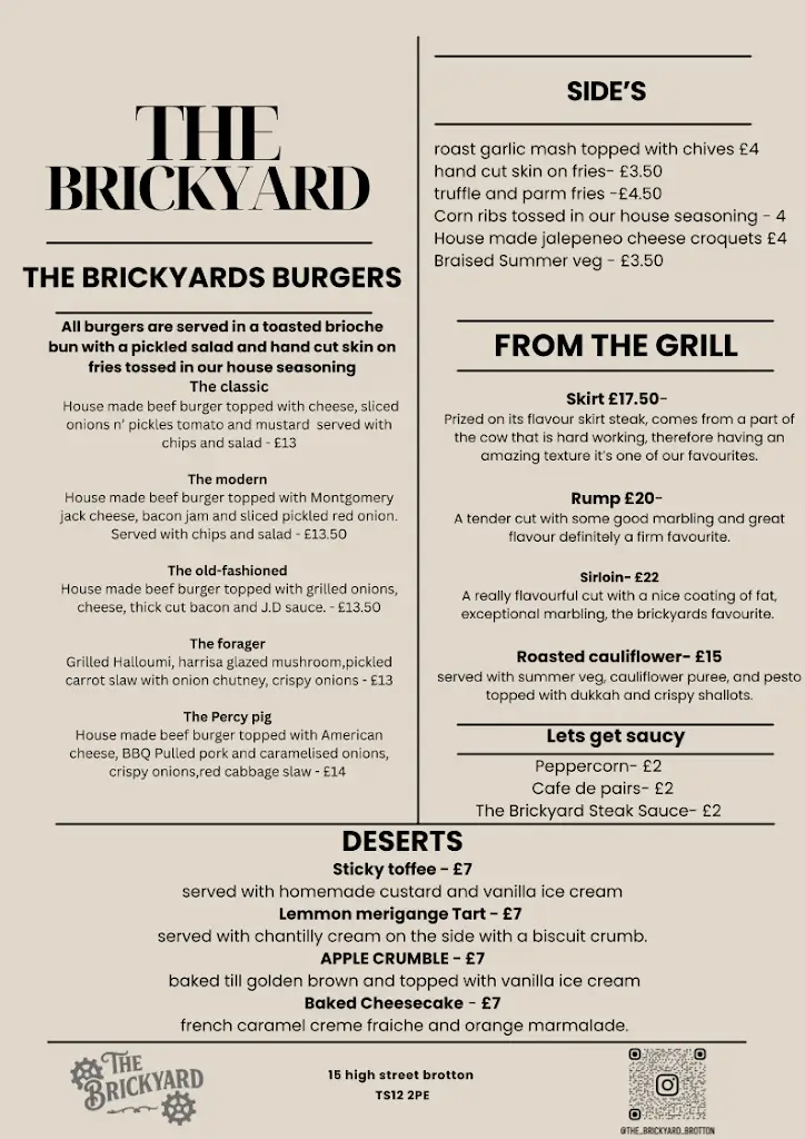 Menu_The Brickyard_Boosbeck_image_1