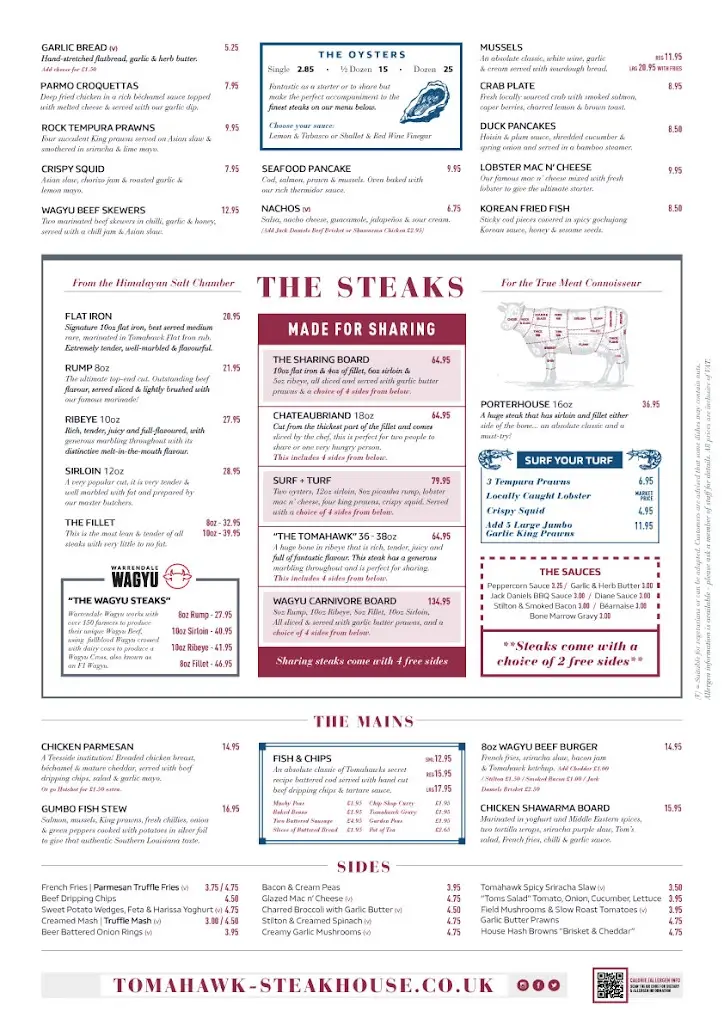 Menu_Tomahawk Steakhouse Saltburn_Boosbeck_image_3