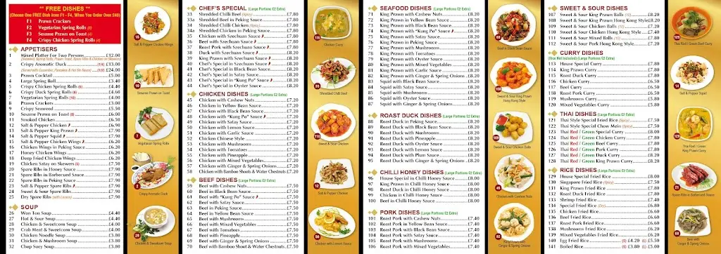 Menü_Royal China Chinese Aldeburgh_Aldeburgh_Bild_1