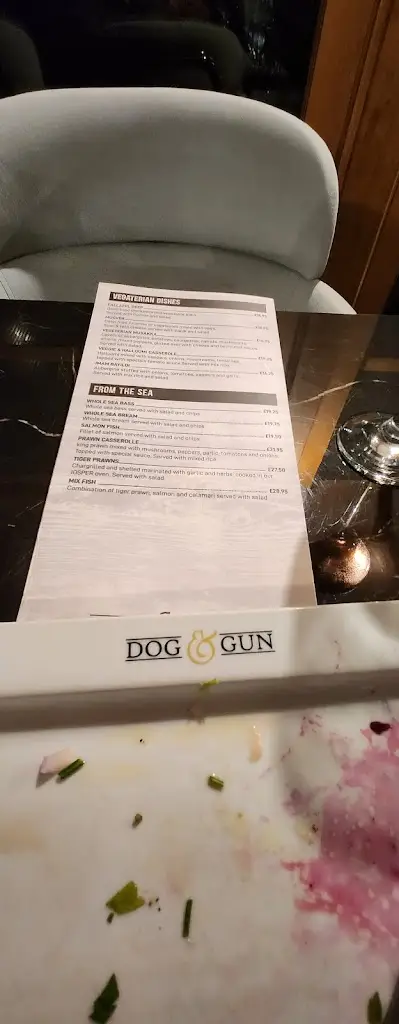 Menu_The Dog & Gun_Boreham_image_1
