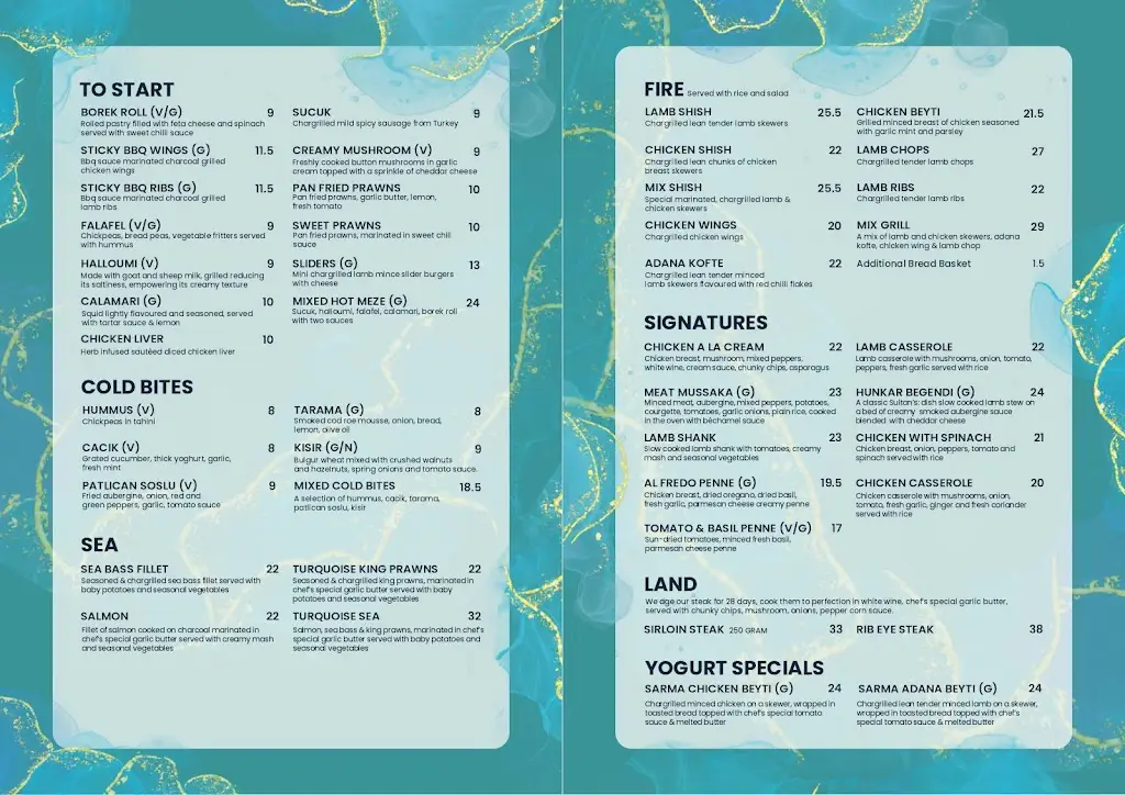Menu_Turquoise Kitchen Bar & Grill_Boreham_image_1
