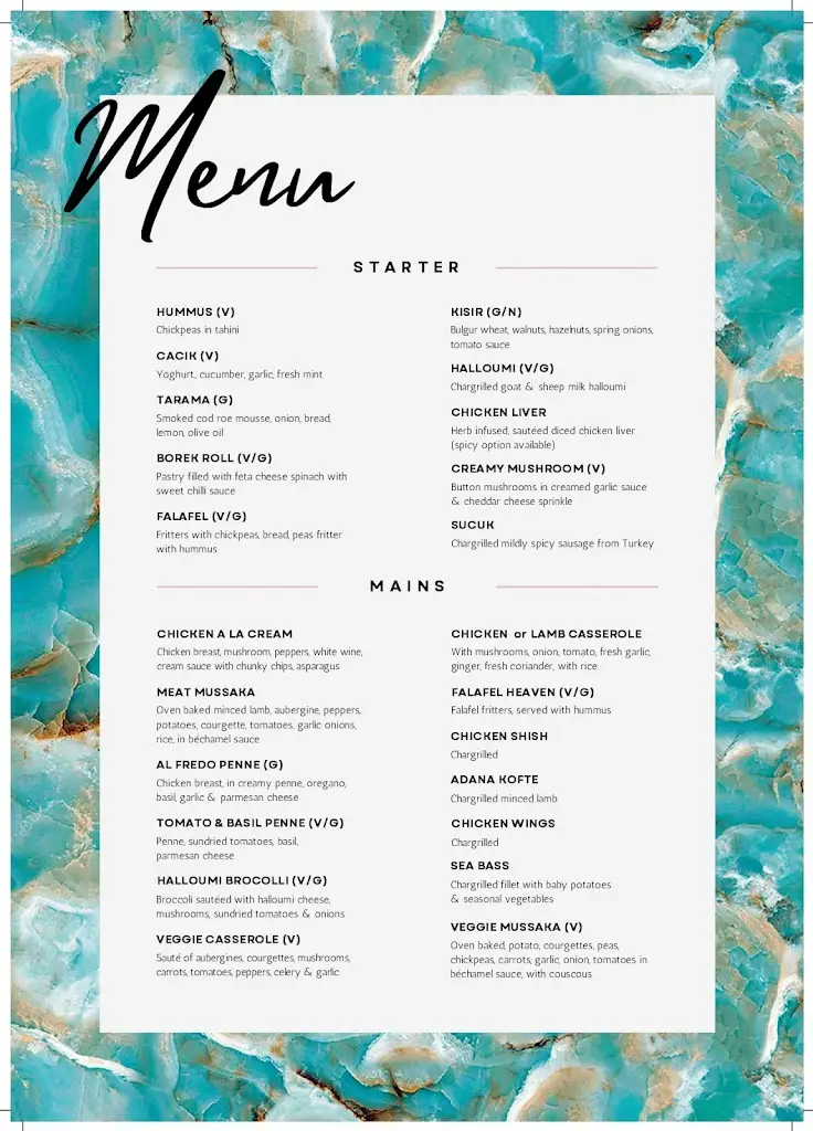 Menu_Turquoise Kitchen Bar & Grill_Boreham_image_3
