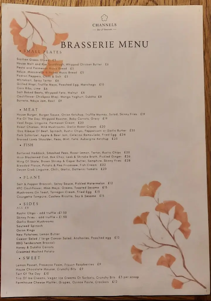 Menu_Channels Bar & Brasserie_Boreham_image_3