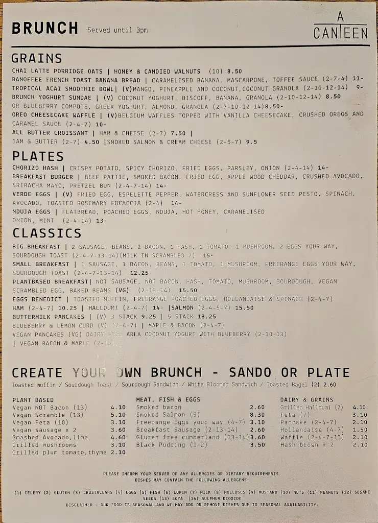 Menu_Acanteen Restaurant, Bar & Venue_Boreham_image_4