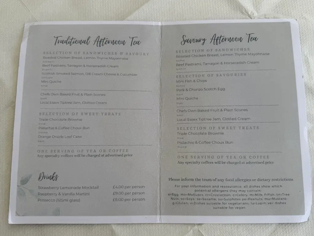 Menu_Samphire Restaurant @ The County Hotel_Boreham_image_1