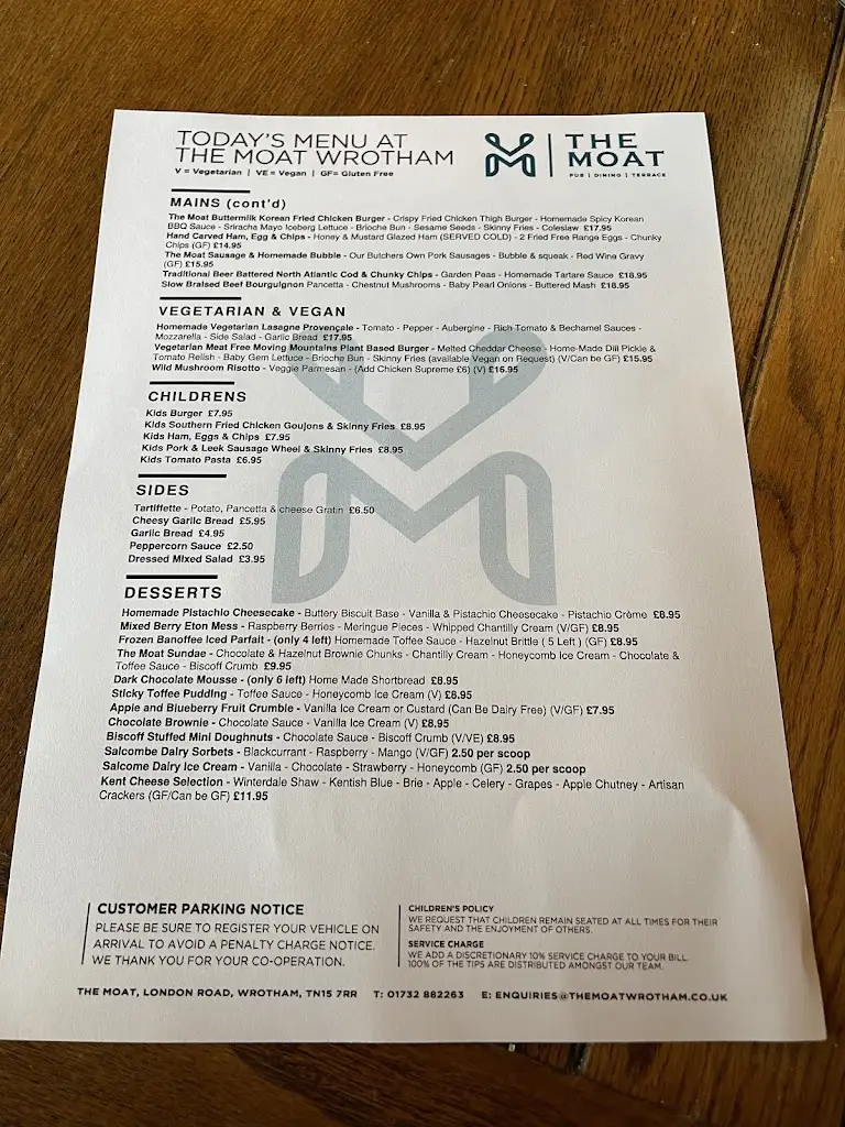 Menu_The Moat_Borough Green_imagen_2