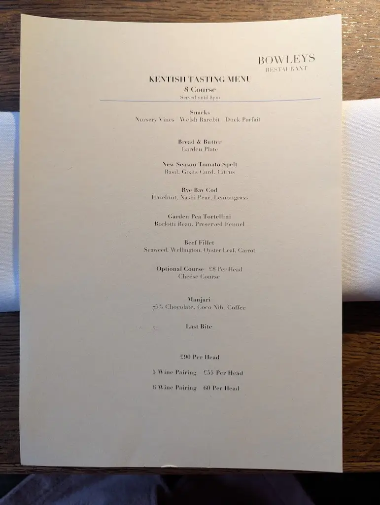Menu_Bowleys Restaurant_Borough Green_image_4