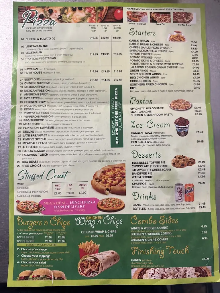 Menu_Pimmyz Pizza_Borough Green_image_1