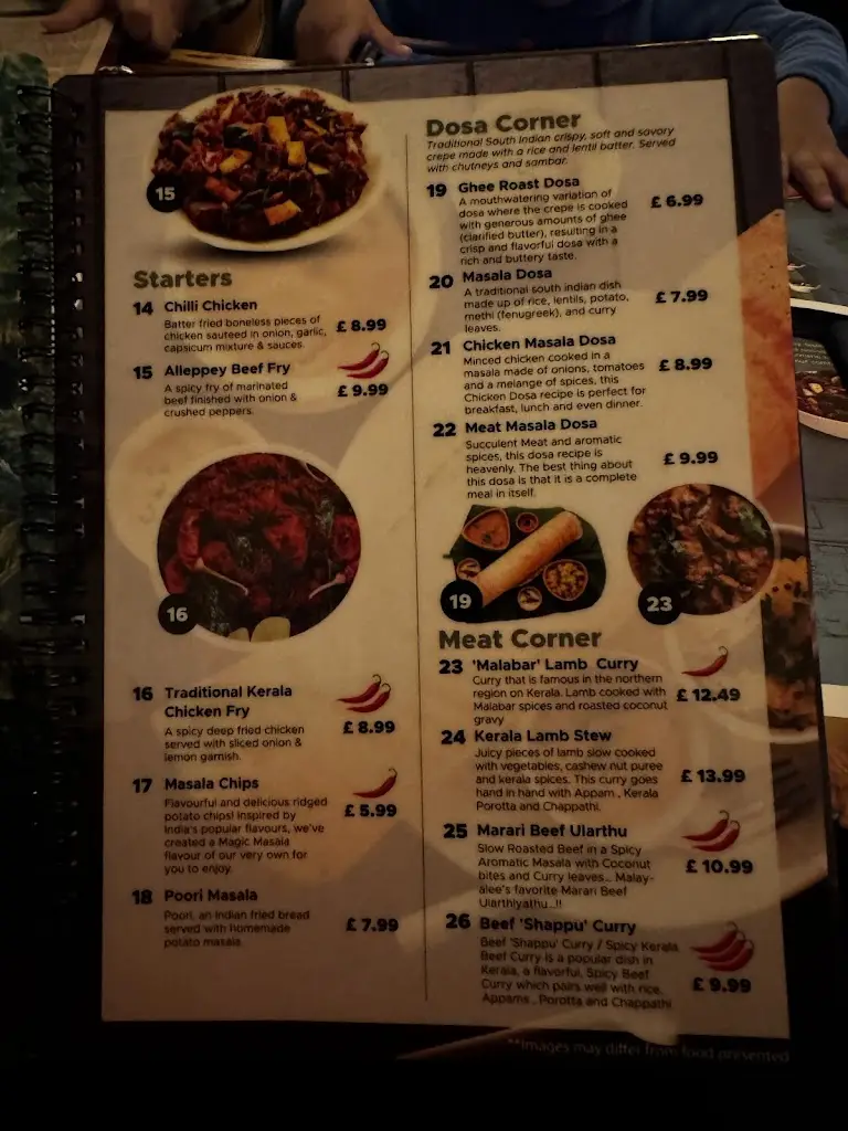 Menu_Alleppey Kitchen_Bolsover_immagine_2