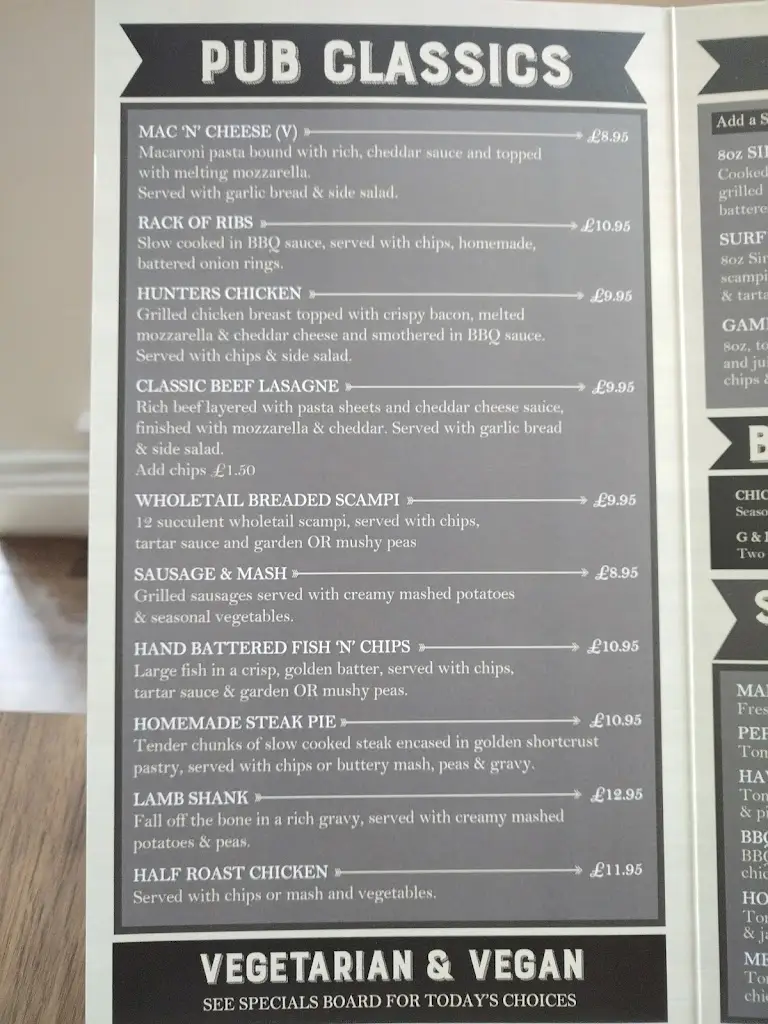 Menu_George & Dragon_Aldbrough_immagine_3