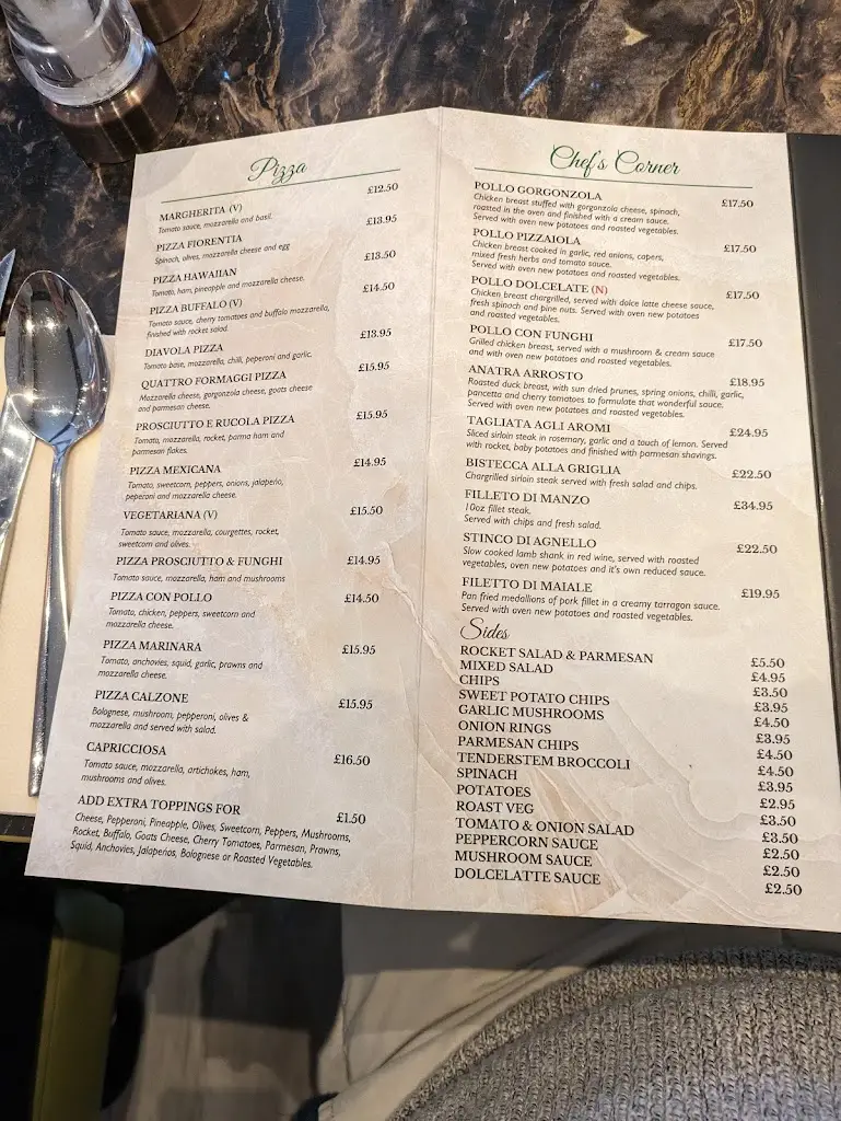 Menu_La Piccola - Italian Restaurant_Alresford_image_2