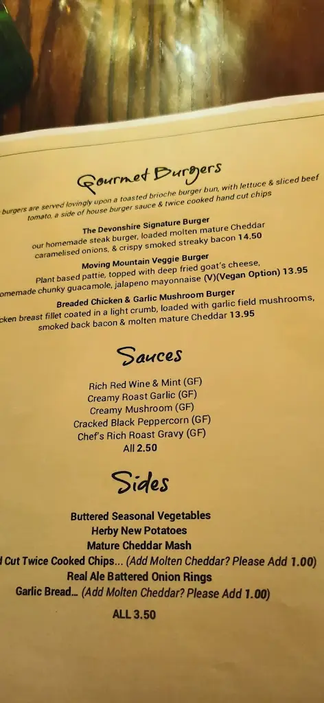 Menu_The Devonshire_Bolsover_image_2