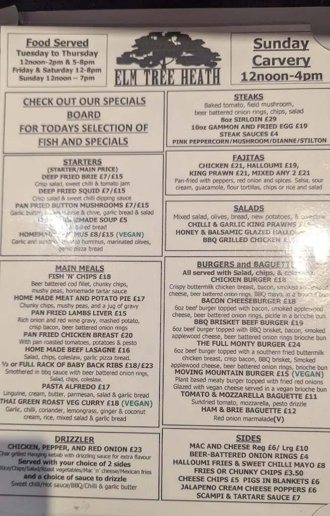 Menu_The Elm Tree_Bolsover_image_4
