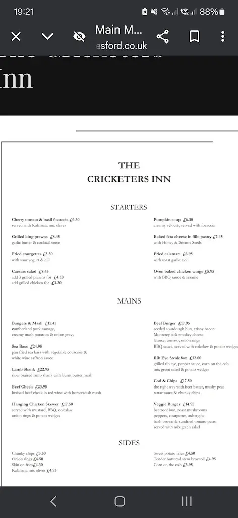 Sarah Morris_The Cricketers Inn_Alresford_review