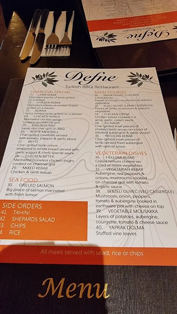 Menu_DEFNE TURKISH BBQ RESTAURANT AINTREE_Bootle_image_2