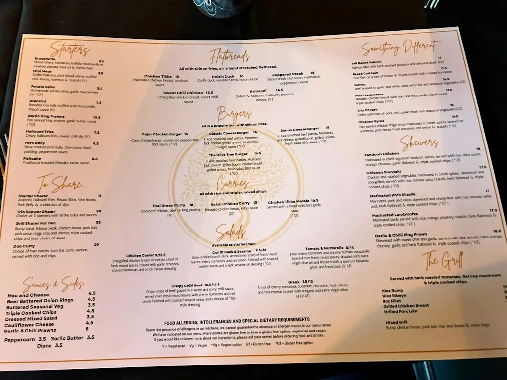 Menu_The Olive Tree_Blyth_image_2