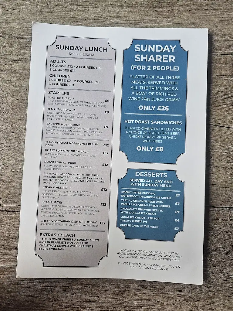 Menü_Breeze Lounge_Blyth_Bild_1