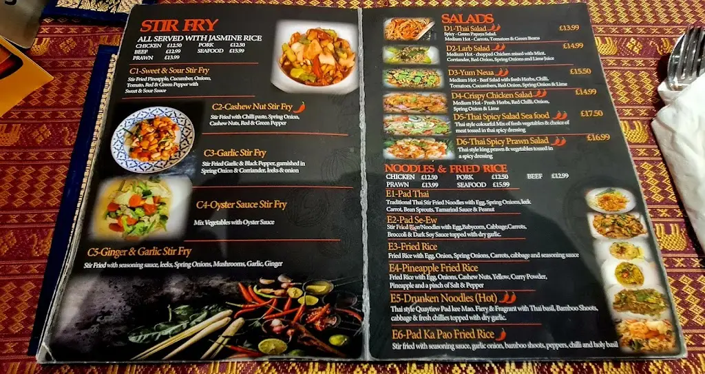 Menu_Thai Smile Restaurant_Borough of Bury_image_2